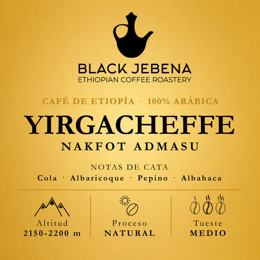 Café de Etiopía - Yirgacheffe Nafkot Admasu (natural)