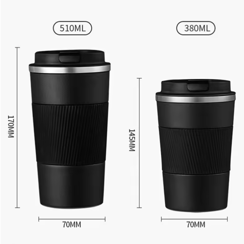 Stainless steel thermal coffee mug