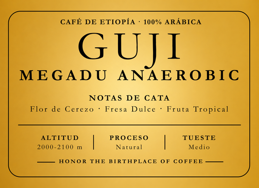 Ethiopia Coffee - Guji Megadu Anaerobic (Natural)