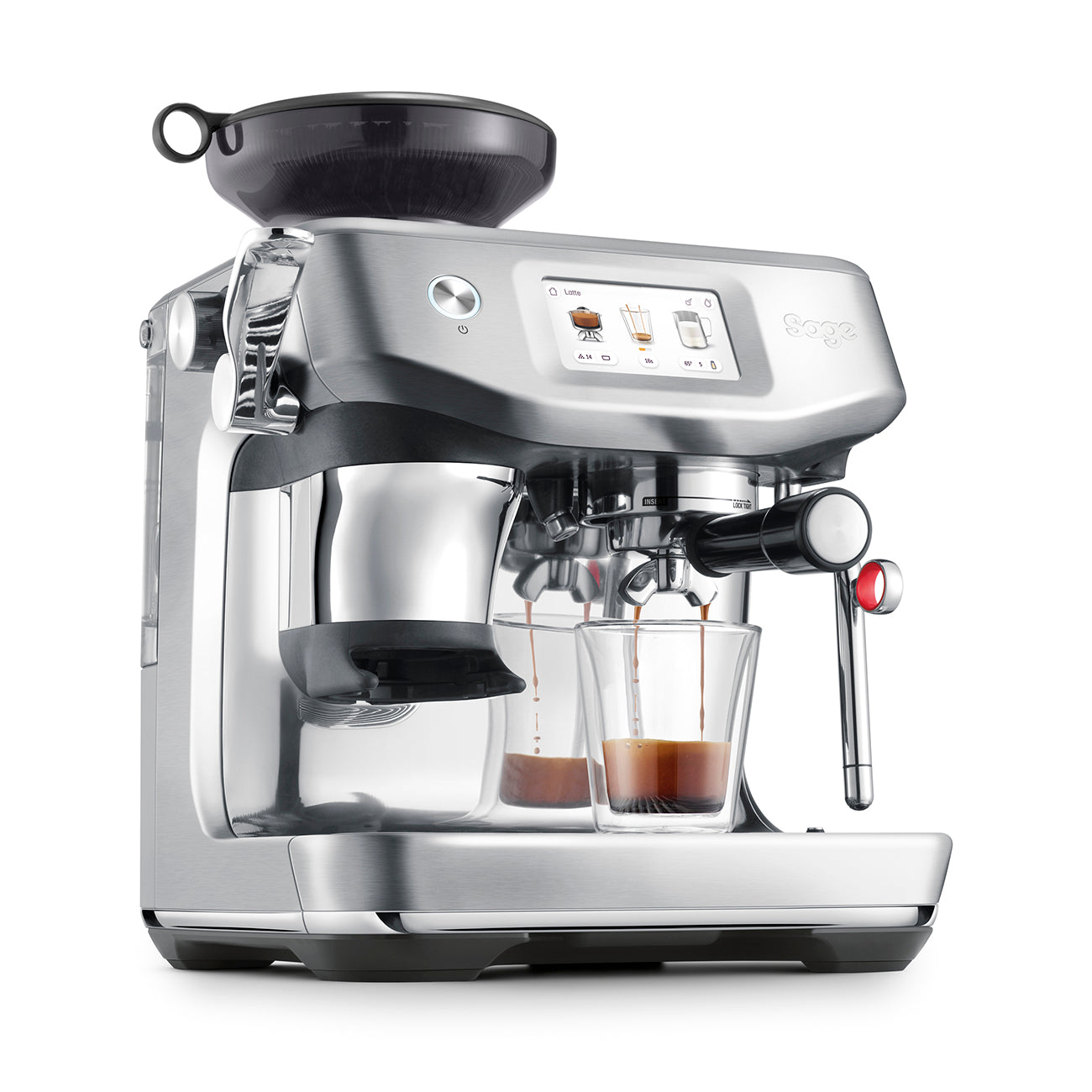 Cafetera Espresso Semiautomática Molinillo SAGE PANTALLA TACTIL BARISTA TOUCH IMPRESS