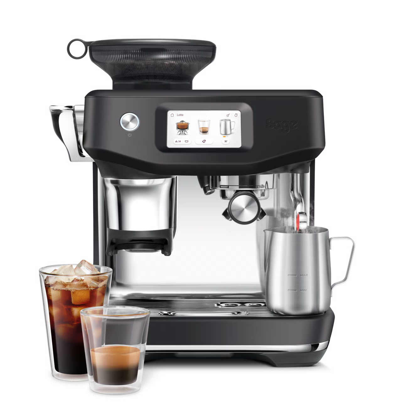 Cafetera Espresso Semiautomática Molinillo SAGE PANTALLA TACTIL BARISTA TOUCH IMPRESS