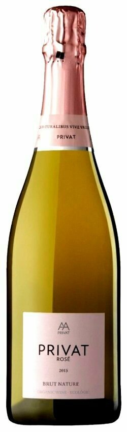 Vino Espumoso Privat Brut Nature Rosé - Eco - Black Jebena