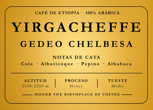 Café da Etiópia - Yirgacheffe Chelbesa Honey