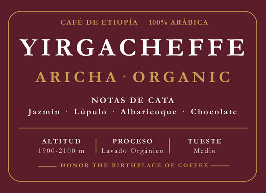 Café da Etiópia - Yirgacheffe Aricha (lavado)