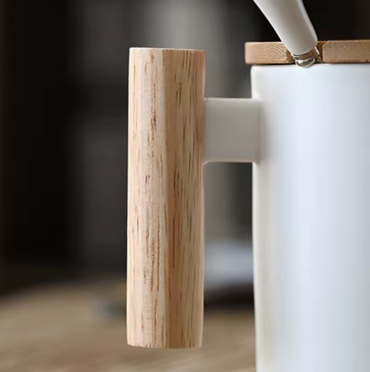 Taza de cerámica nórdica