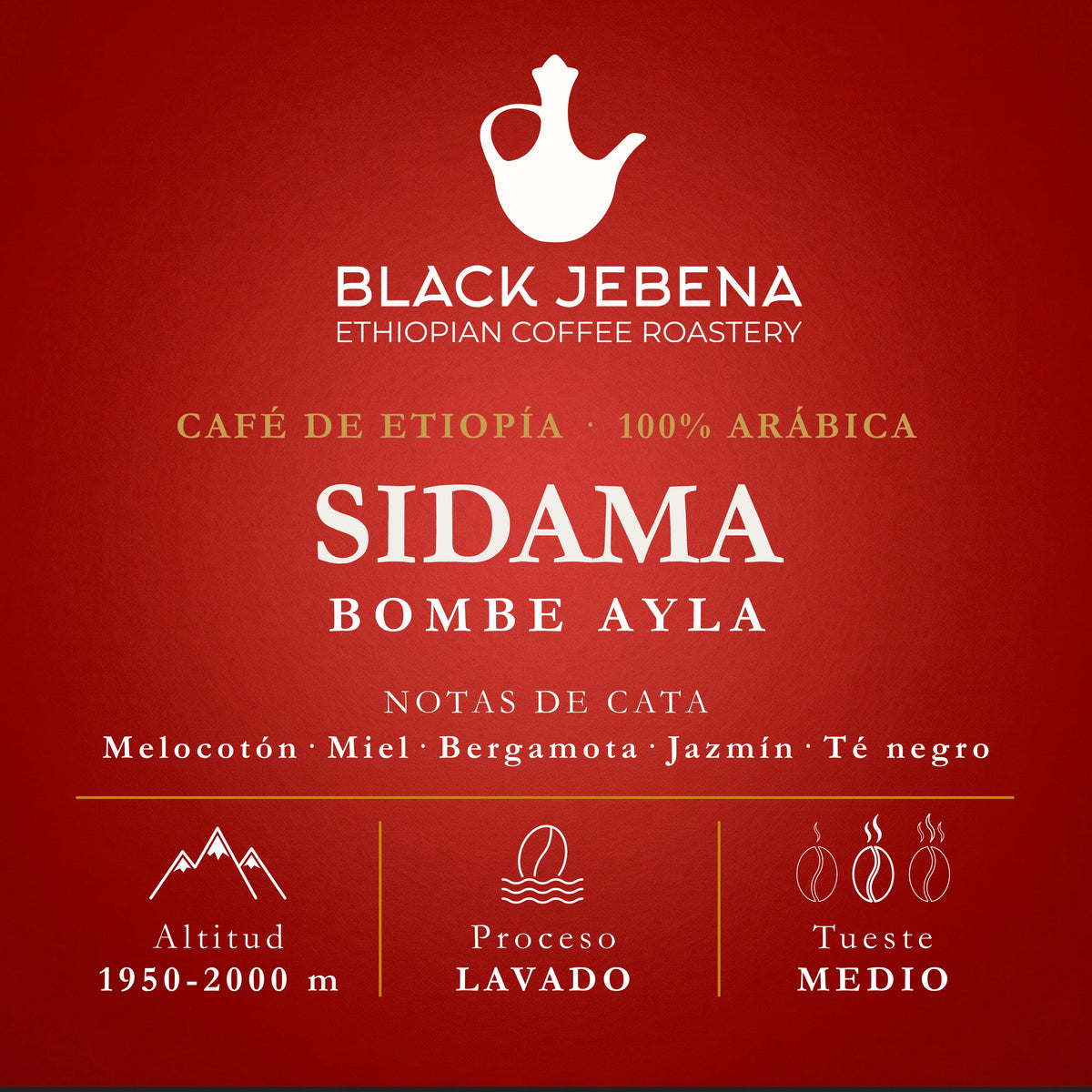 Café de Etiopía – Bombe Ayla Sidamo (Lavado)