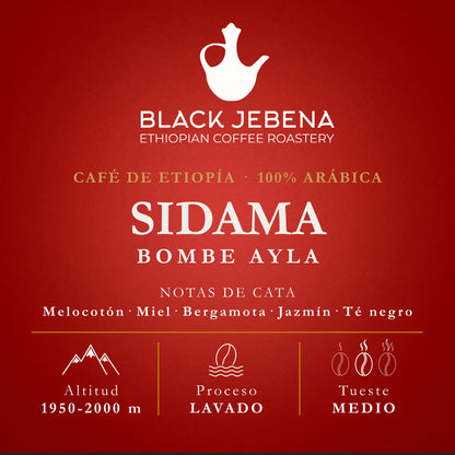Café de Etiopía – Bombe Ayla Sidamo (Lavado)