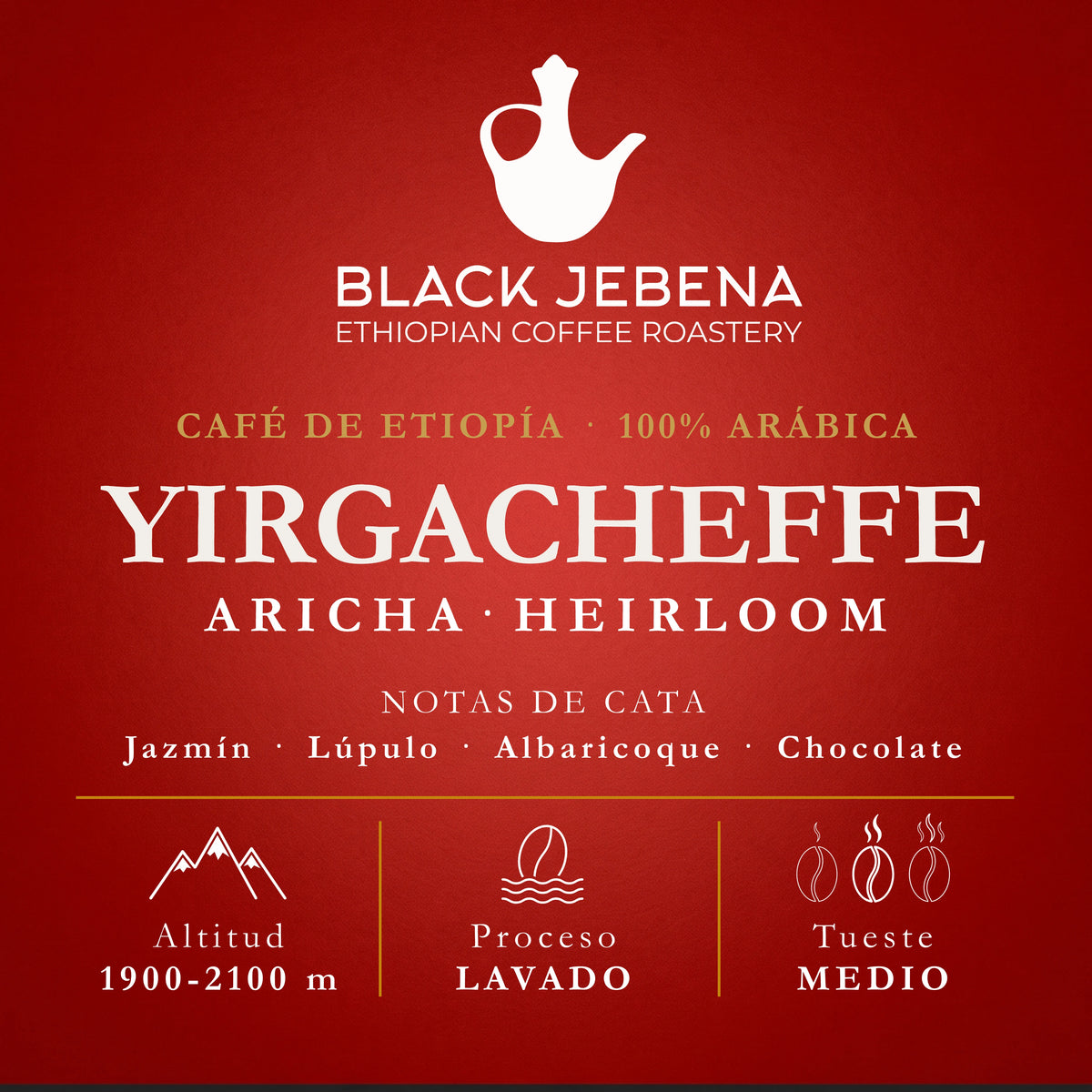 Caffè etiope - Yirgacheffe Aricha (lavato)