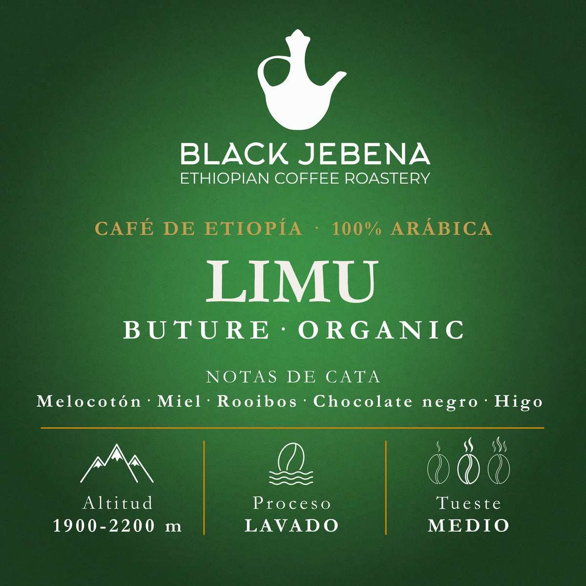 Café de Etiopía - Limu Buture Organic (lavado)