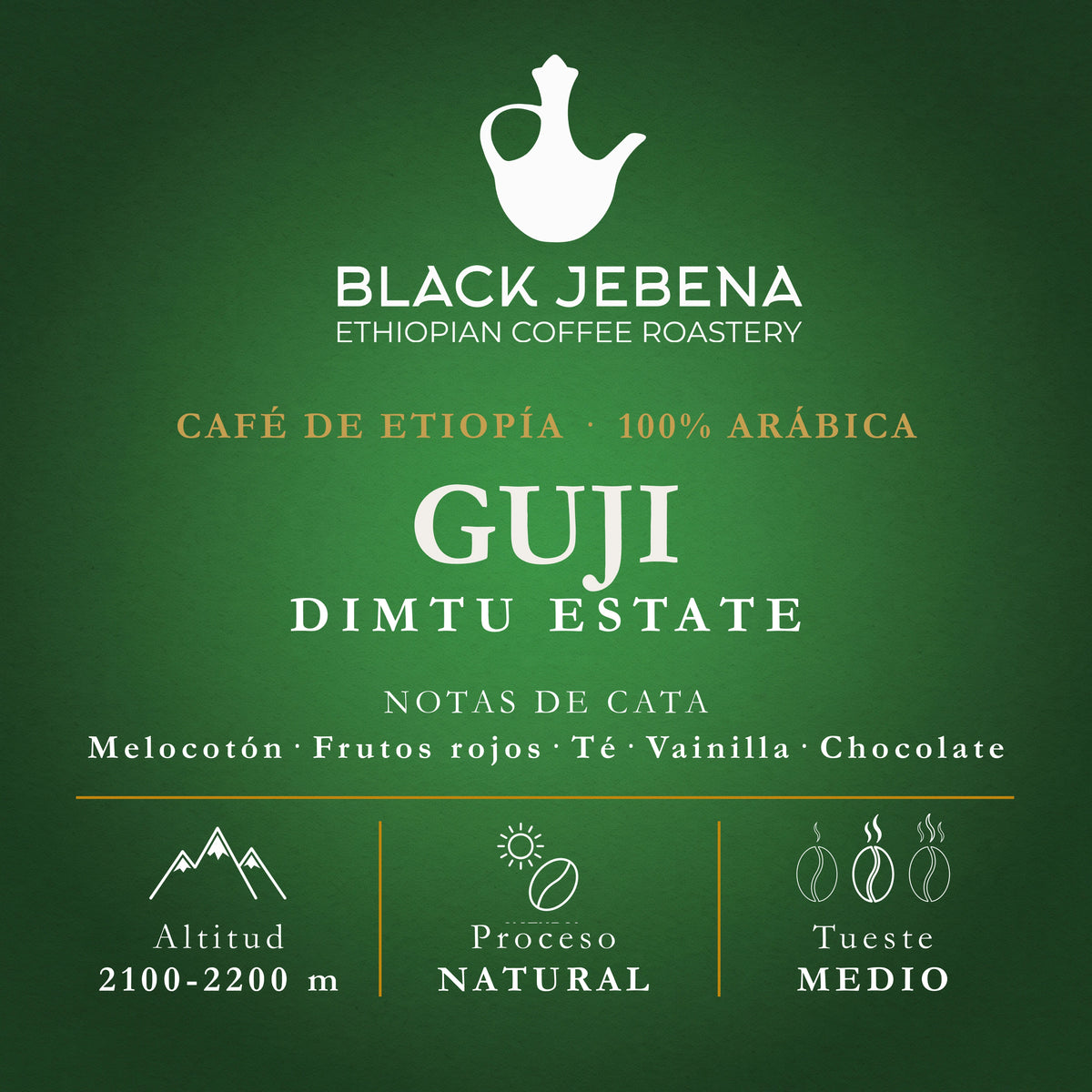 Caffè dall'Etiopia - Guji Dimtu Estate (naturale)