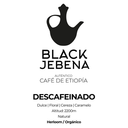 Black Jebena, Cafe de Etiopia: Descafeinado