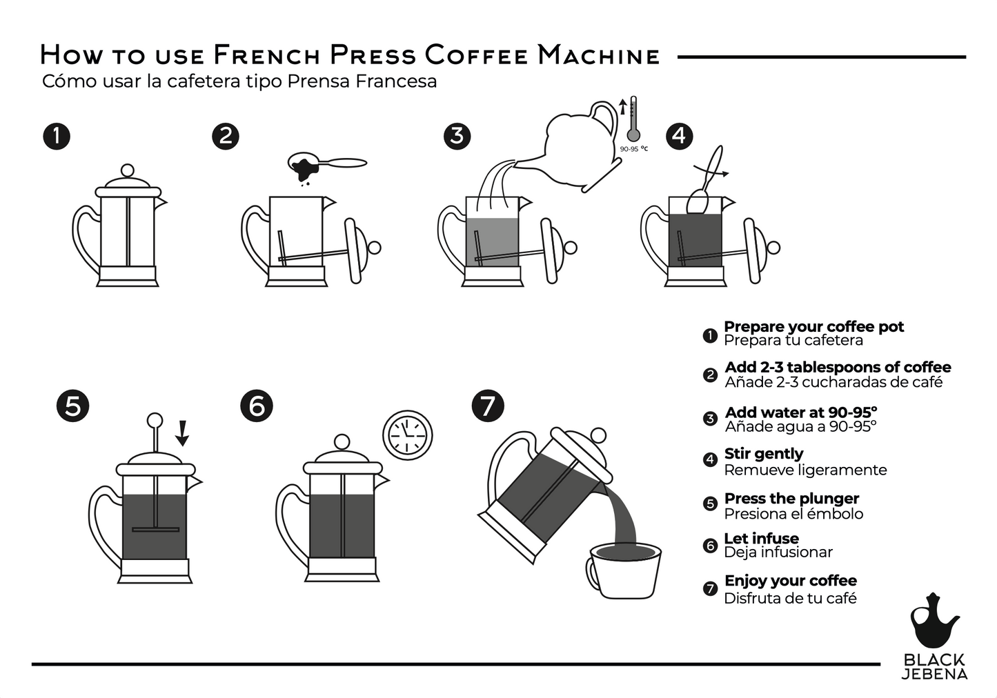 Pack Café + Vaso térmico + Cafetera Francesa (émbolo)