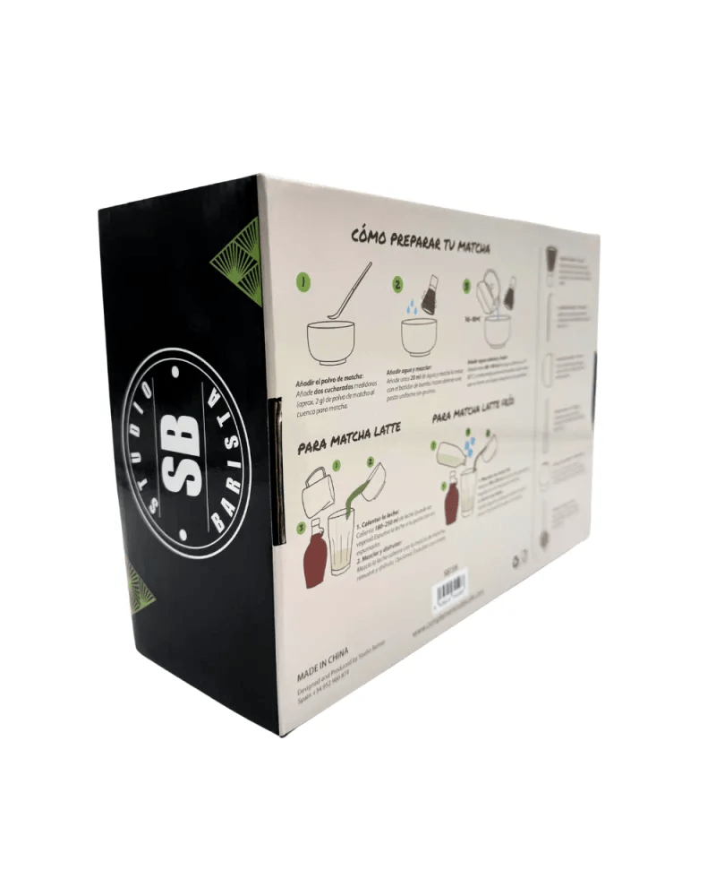 Set de Matcha 6 Piezas - Black Jebena