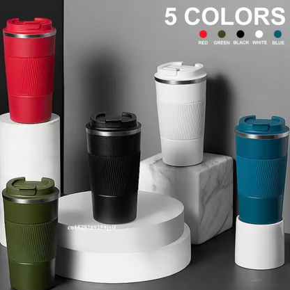 Stainless steel thermal coffee mug
