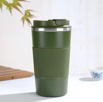 Stainless steel thermal coffee mug