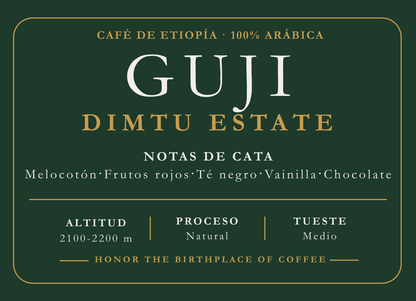 Caffè dall'Etiopia - Guji Dimtu Estate (naturale)