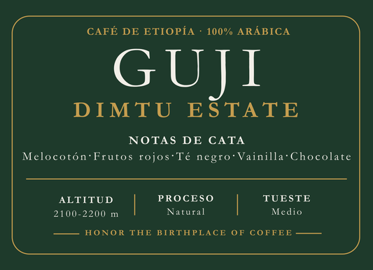 Ethiopian Coffee - Guji Dimtu Estate (natural)