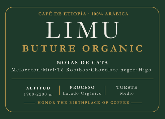 Ethiopian Coffee - Limu Buture Organic (washed)