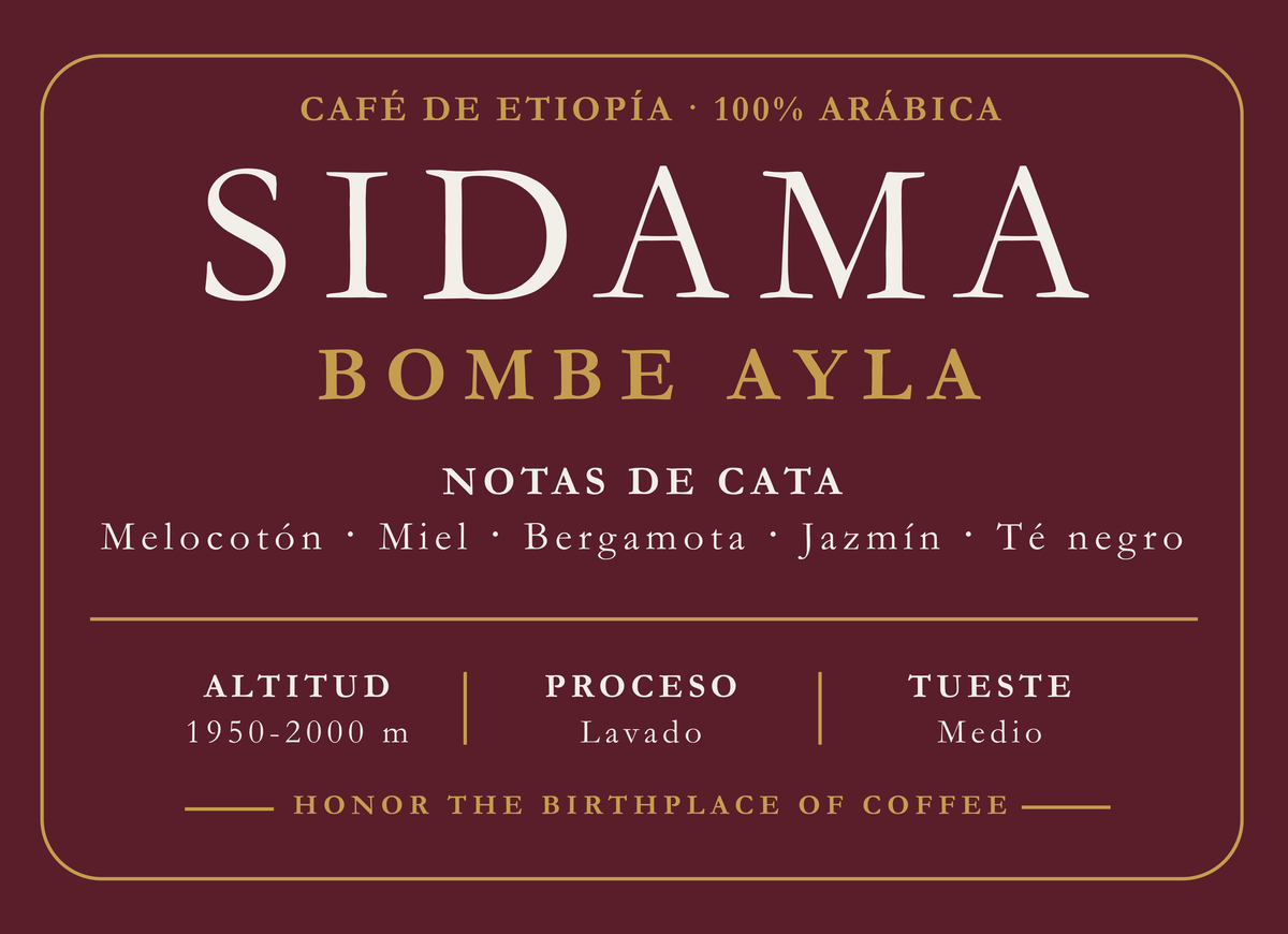 Ethiopian Coffee – Ayla Bombe Sidamo Washed Gr. 1