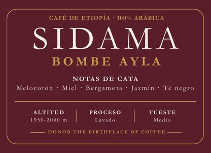 Ethiopian Coffee – Ayla Bombe Sidamo Washed Gr. 1