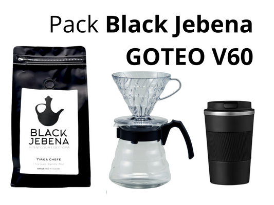 Pack Café + Vaso térmico + Cafetera V60