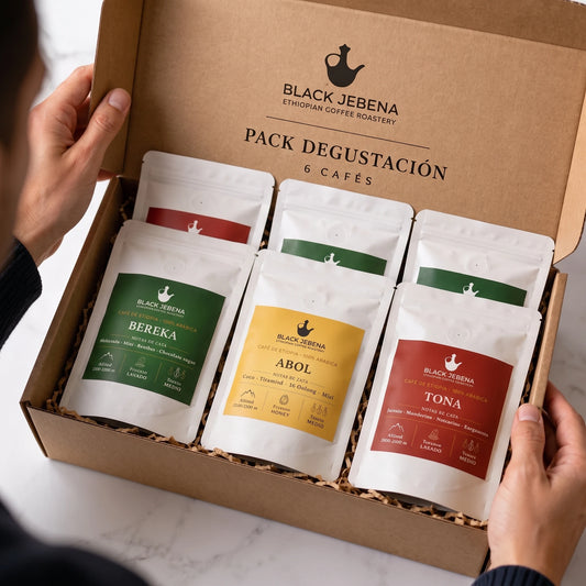Pack degustación de 6 cafés etíopes