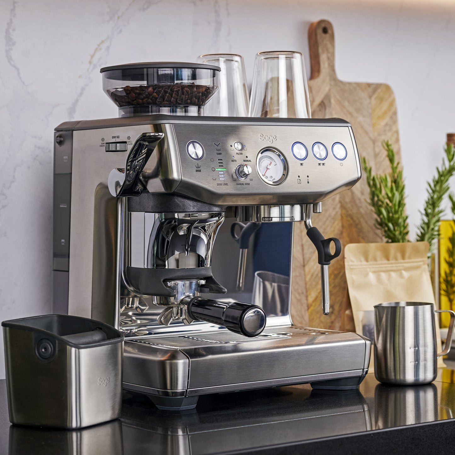 Cafetera Espresso Manual Molinillo SAGE BARISTA EXPRESS IMPRESS