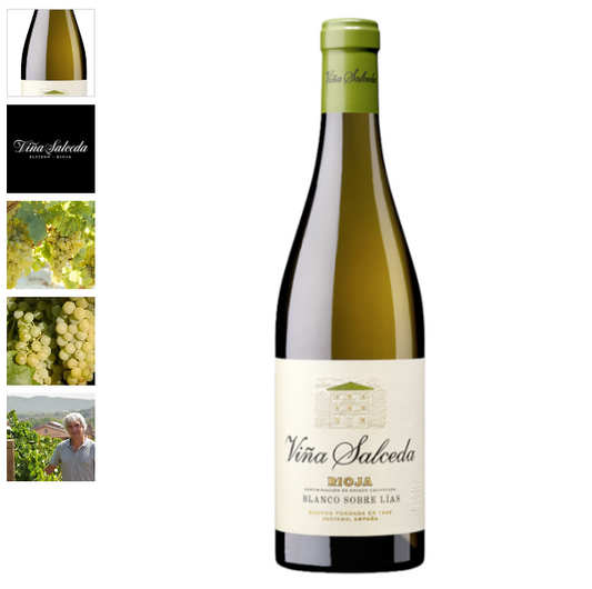 Vino Blanco Viña Salceda Blanco Sobre Lías 2023