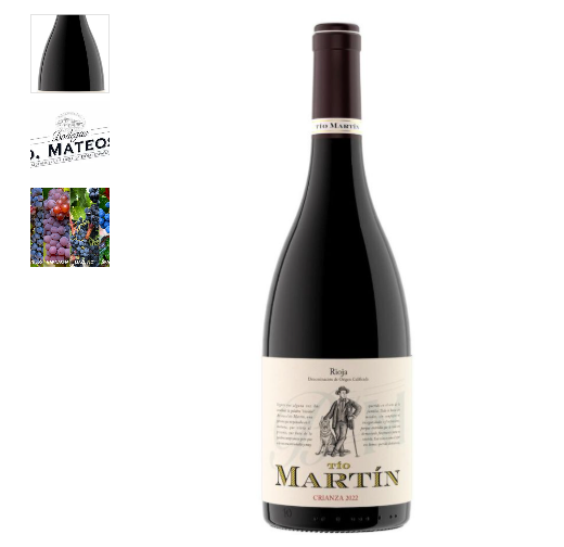 Vino Tinto Tio Martin Crianza 2022