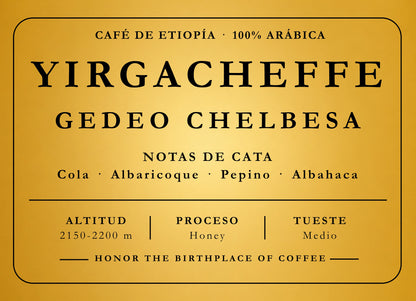 Café da Etiópia - Yirgacheffe Chelbesa Honey