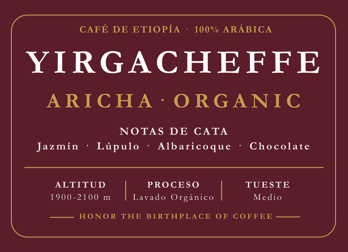 Café da Etiópia - Yirgacheffe Aricha (lavado)