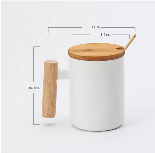 Taza de cerámica nórdica