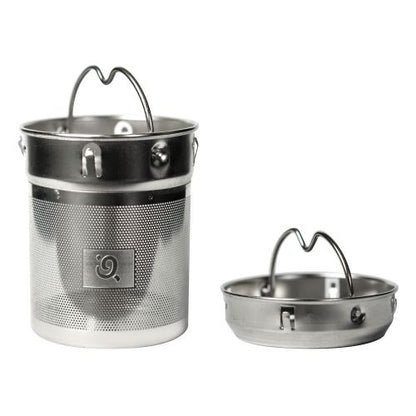 Infusor de té - vidrio con funda - Black Jebena